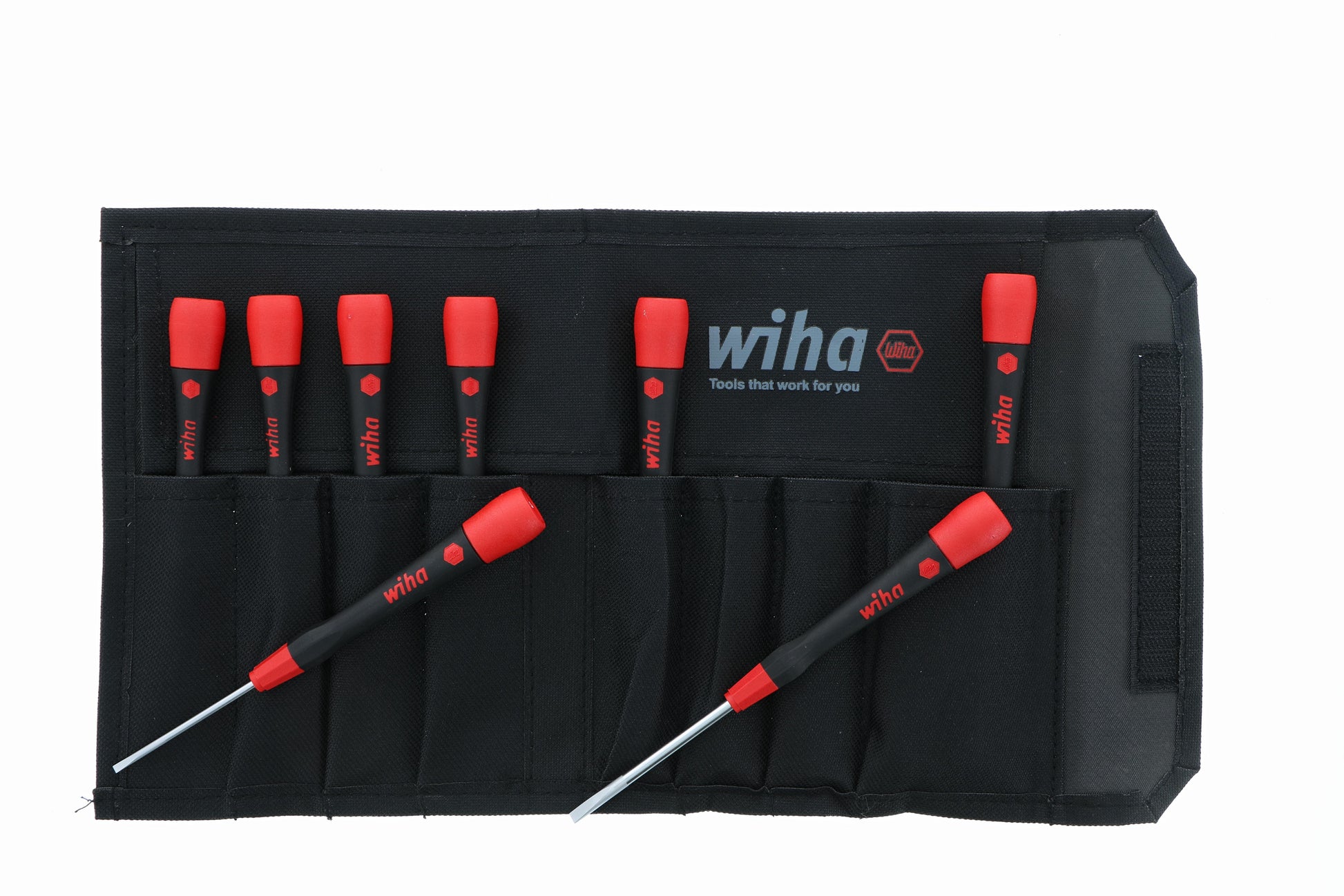 Wiha-26093-Wiha 26093 8 Piece PicoFinish Precision Slotted Screwdriver Set