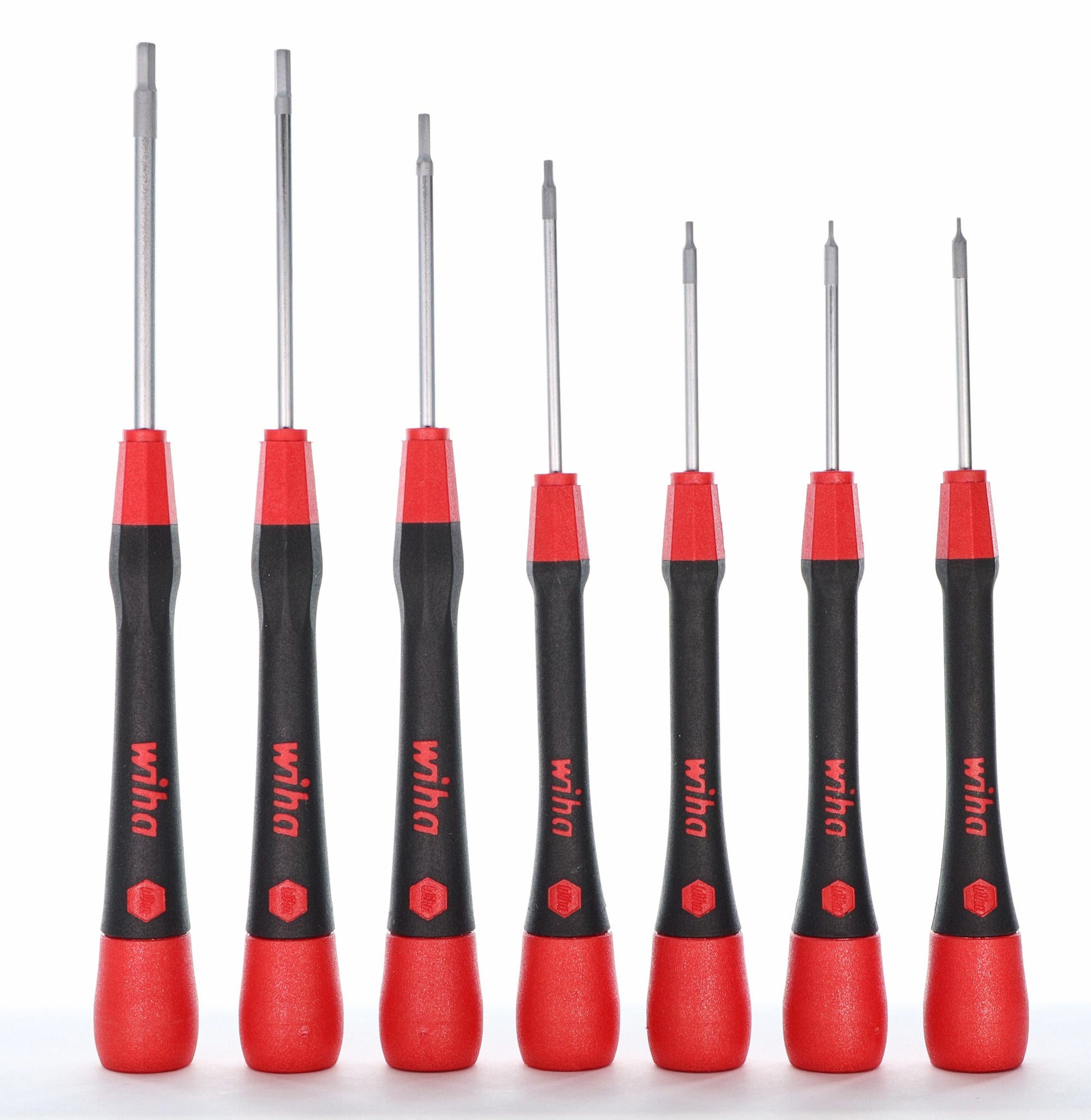 Wiha-26393-Wiha 26393 7 Piece PicoFinish Precision Hex Screwdriver Set - Metric