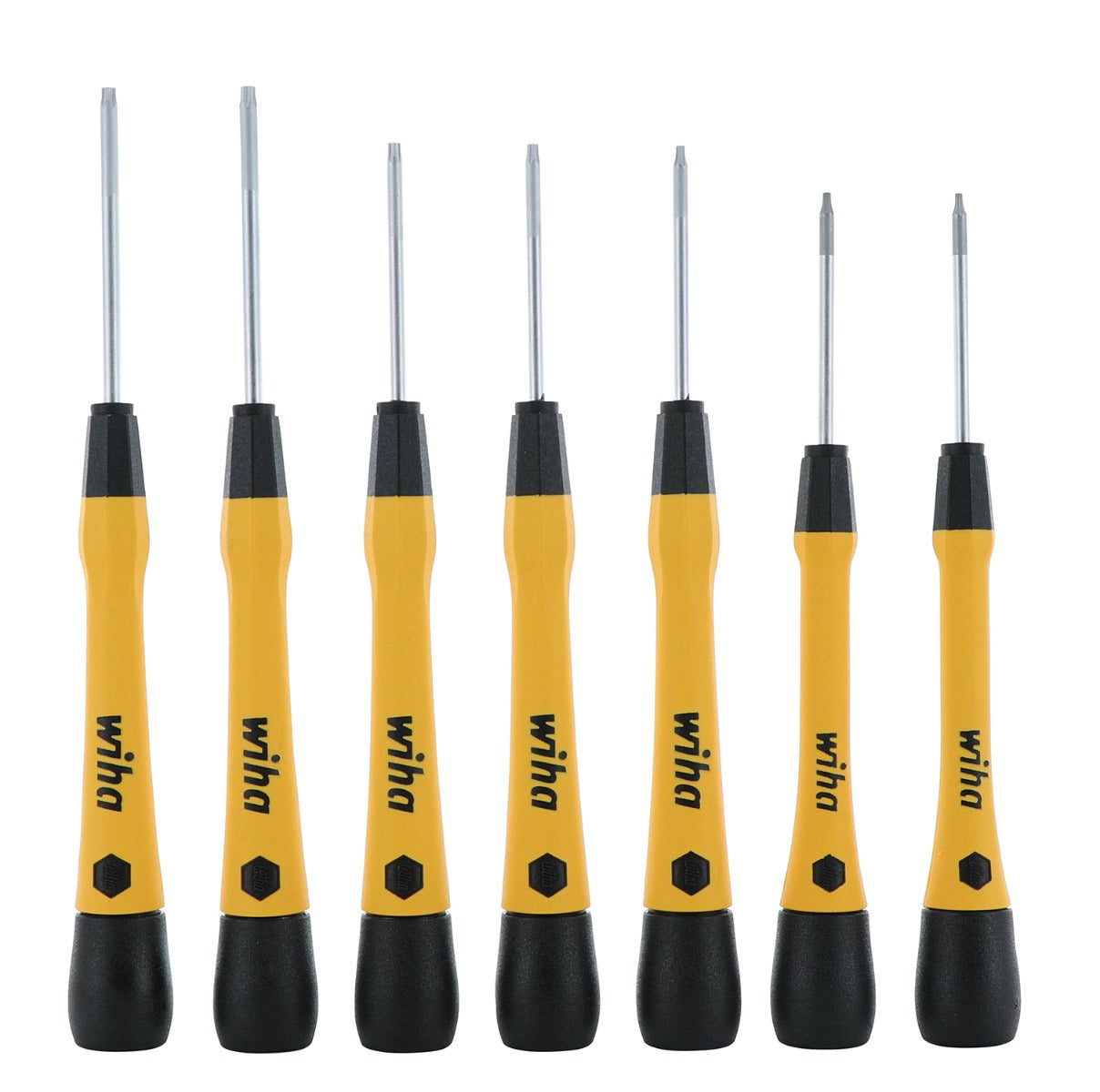 Wiha-27892-Wiha 27892 7 Piece ESD Safe Picofinish Precision Torx Driver Set (T4 -T10)