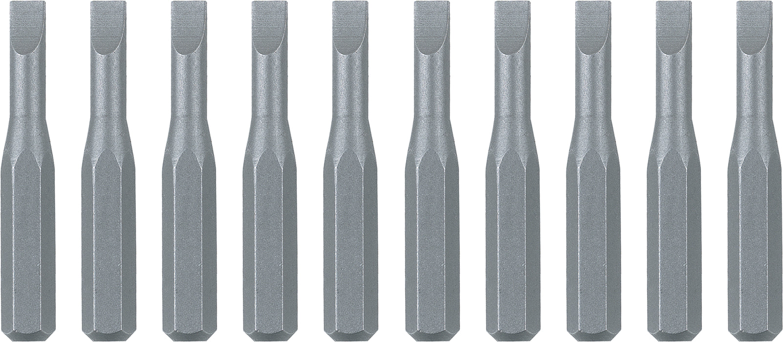 Wiha-75602-Wiha 75602 System 4 Slotted MicroBits 0.8 x 28mm - 10 Pack