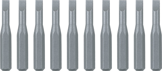 Wiha-75602-Wiha 75602 System 4 Slotted MicroBits 0.8 x 28mm - 10 Pack