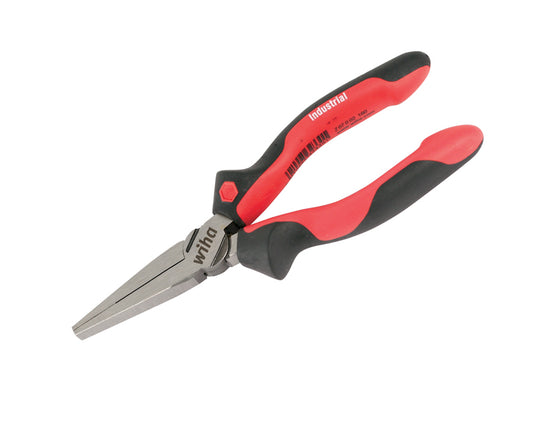 Wiha-30919-Wiha 30919 Industrial SoftGrip Flat Nose Pliers