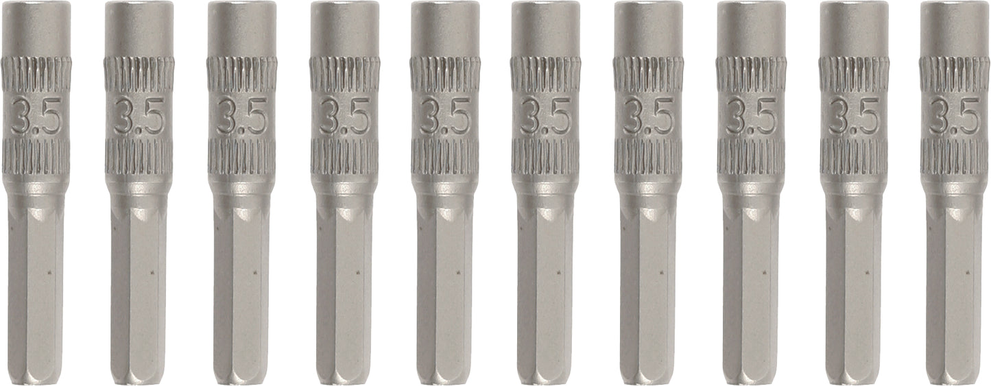 Wiha-75649-Wiha 75649 System 4 Nut Setters 4mm 5/32" x 30mm - 10 Pack