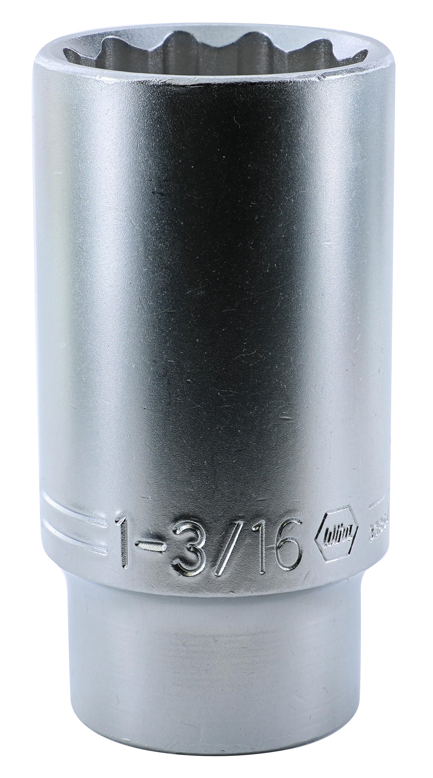 Wiha-33864-Wiha 33864 12 Point - 1/2" Drive Deep Socket 1-3/16"