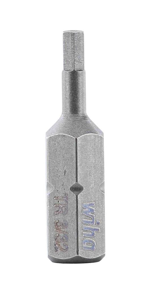 Wiha-71932-Wiha 71932 Security Hex Bit 3/32 - 25mm - 10 Pack