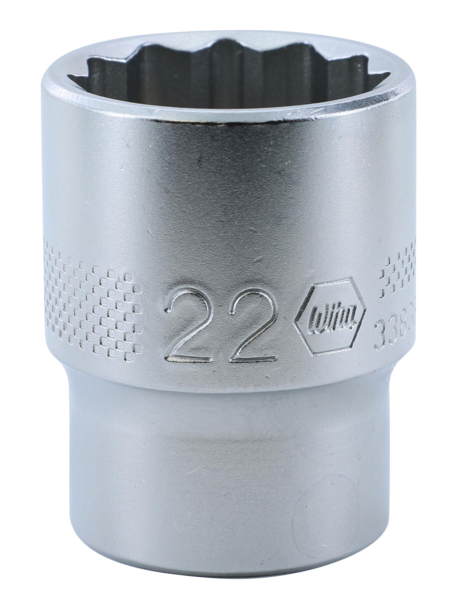 Wiha-33838-Wiha 33838 12 Point - 1/2" Drive Socket 22.0mm