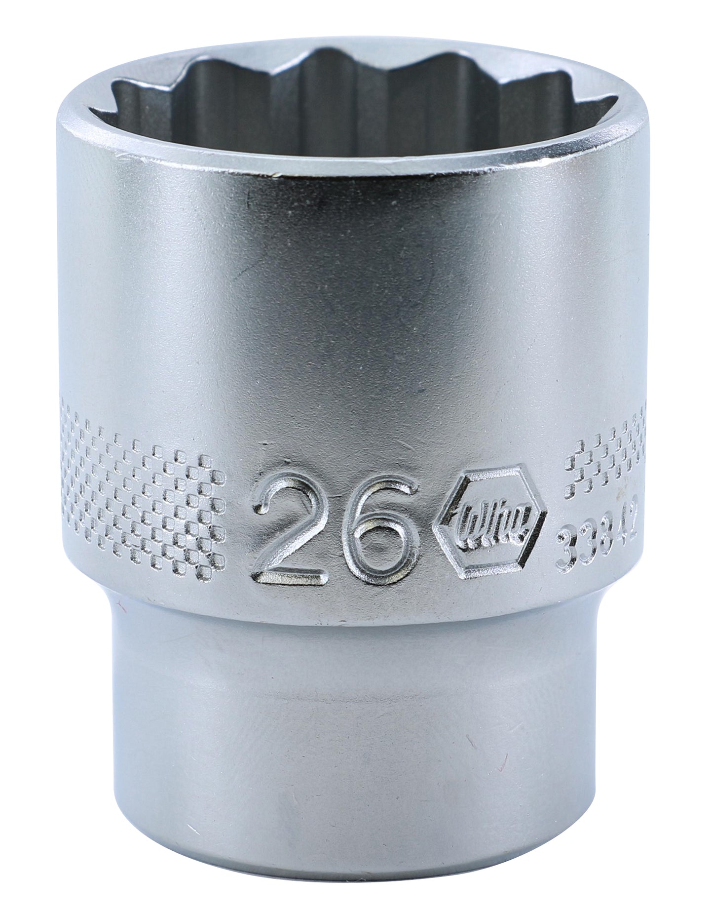 Wiha-33842-Wiha 33842 12 Point - 1/2" Drive Socket 26.0mm