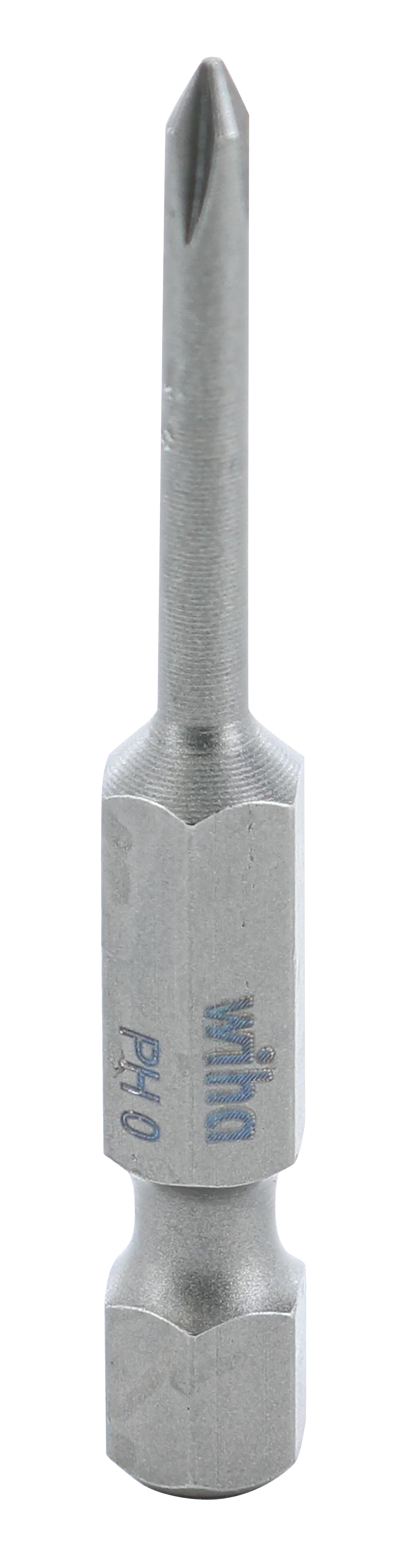 Wiha-74102-Wiha 74102 Phillips Bit #0 - 50mm -  10 Pack