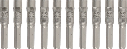 Wiha-75648-Wiha 75648 System 4 Nut Setters 4mm 9/64" x 30mm - 10 Pack