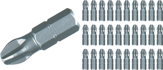 Wiha-72523-Wiha 72523 Phillips Contractor Bit #3 - 25mm - 30 Pack