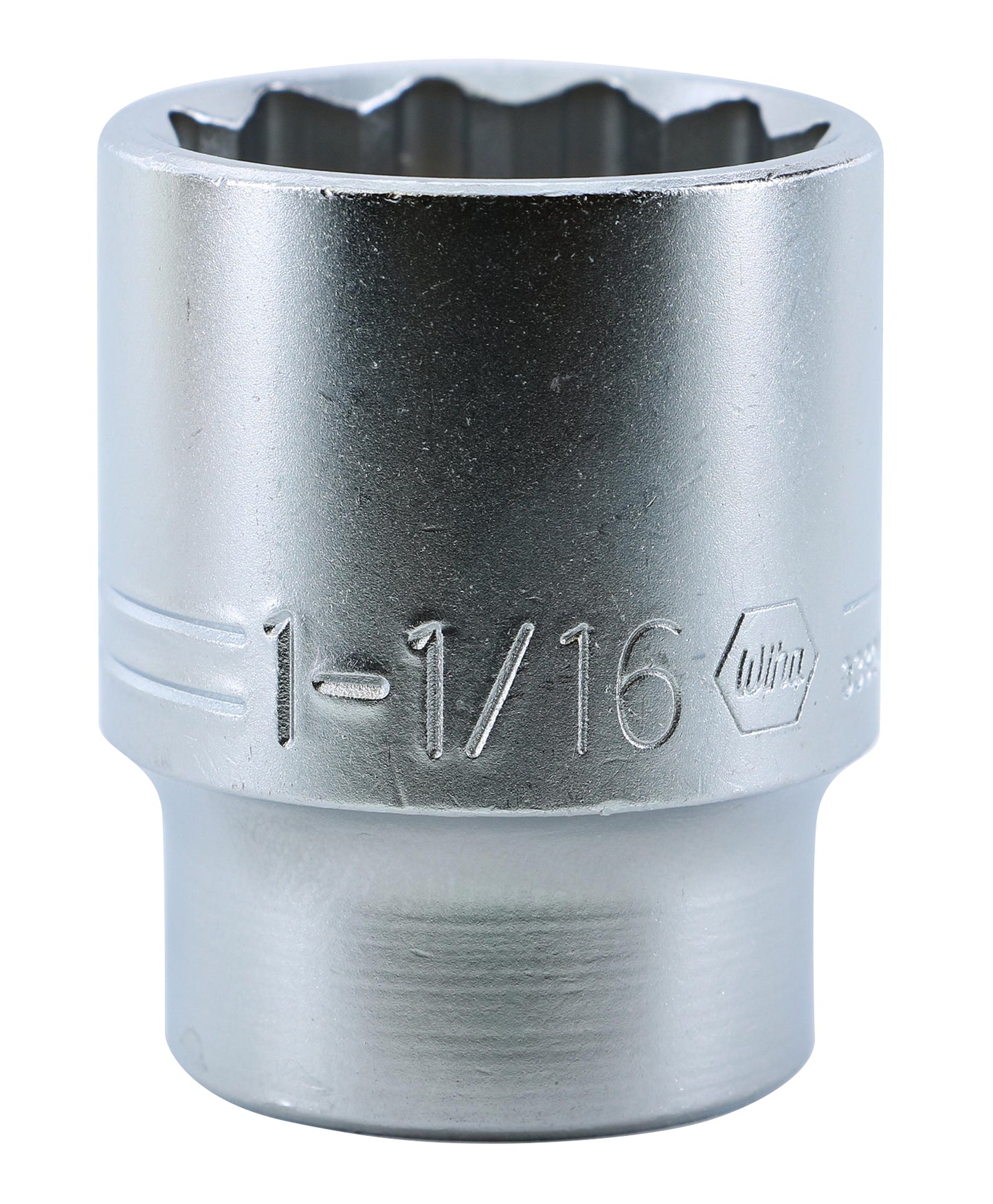 Wiha-33820-Wiha 33820 12 Point - 1/2" Drive Socket 1-1/16"