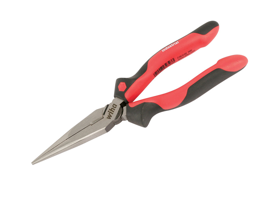 Wiha-30911-Wiha 30911 Industrial SoftGrip Long Nose Pliers 6.3"