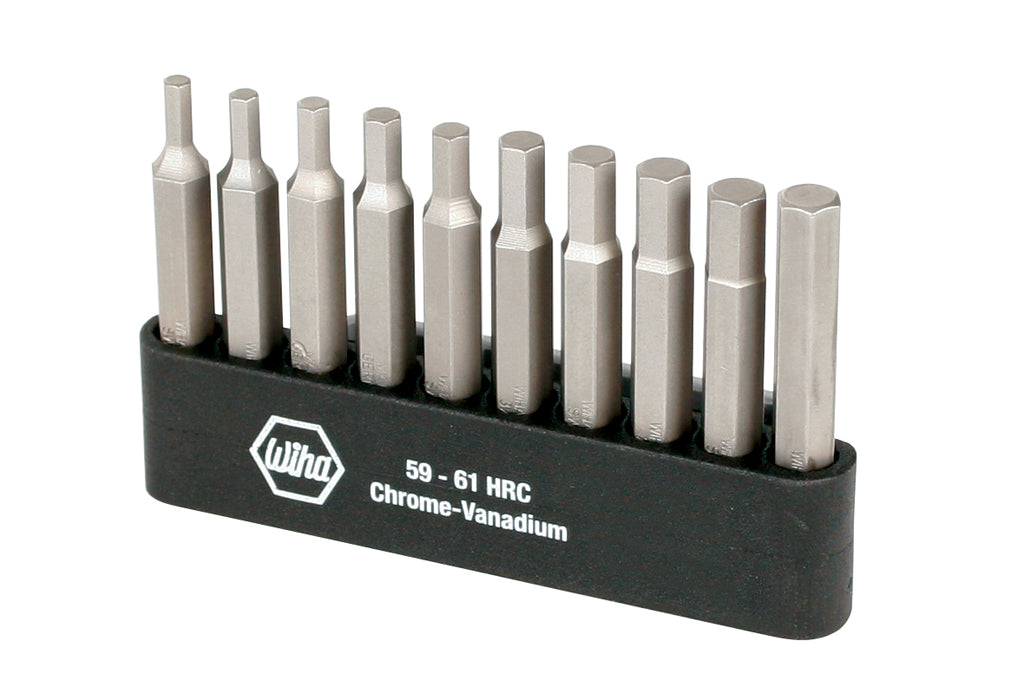 Wiha-74986-Wiha 74986 10 Piece Hex Power Bit Belt Pack Set