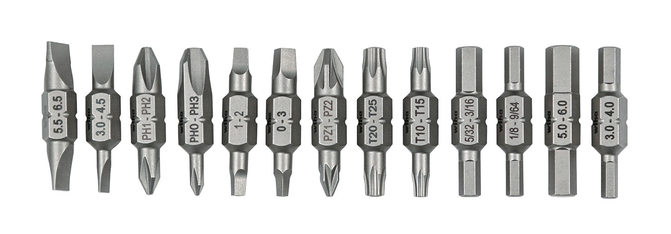 Wiha-77780-Wiha 77780 13 Piece Double End Bit Reload Set for Tradesman 26-In-1 Ultra Driver