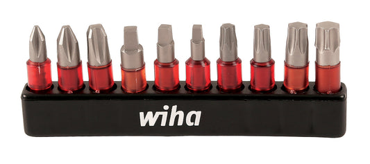 Wiha-76881-Wiha 76881 10 Piece MaxxTor Impact Insert Bit Set