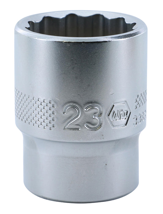 Wiha-33839-Wiha 33839 12 Point - 1/2" Drive Socket 23.0mm