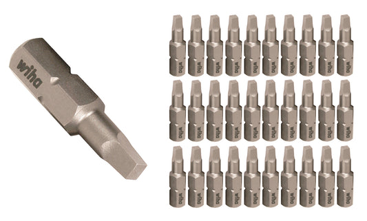 Wiha-72538-Wiha 72538 Square Contractor Bits #2 - 25mm - 30 Pack