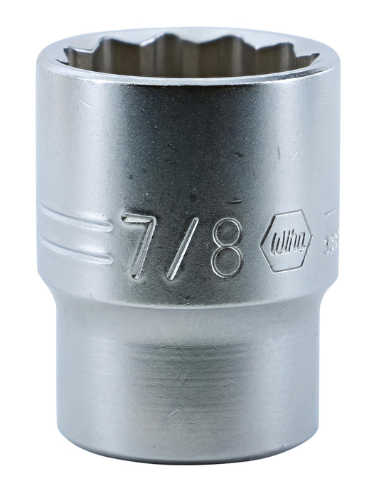 Wiha-33817-Wiha 33817 12 Point - 1/2" Drive Socket 7/8"