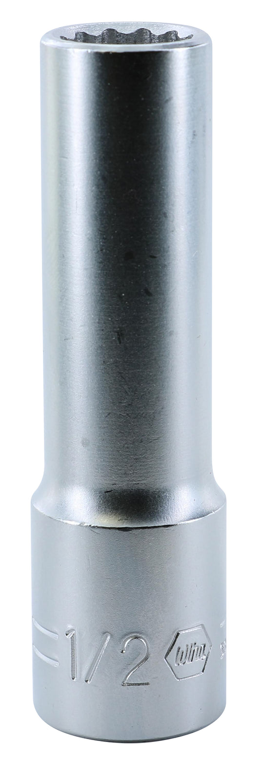 Wiha-33853-Wiha 33853 12 Point - 1/2" Drive Deep Socket 1/2"