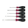 Wiha-53390-Wiha 53390 5 Piece MicroFinish XHeavy Duty Slotted and Phillips Screwdriver Set