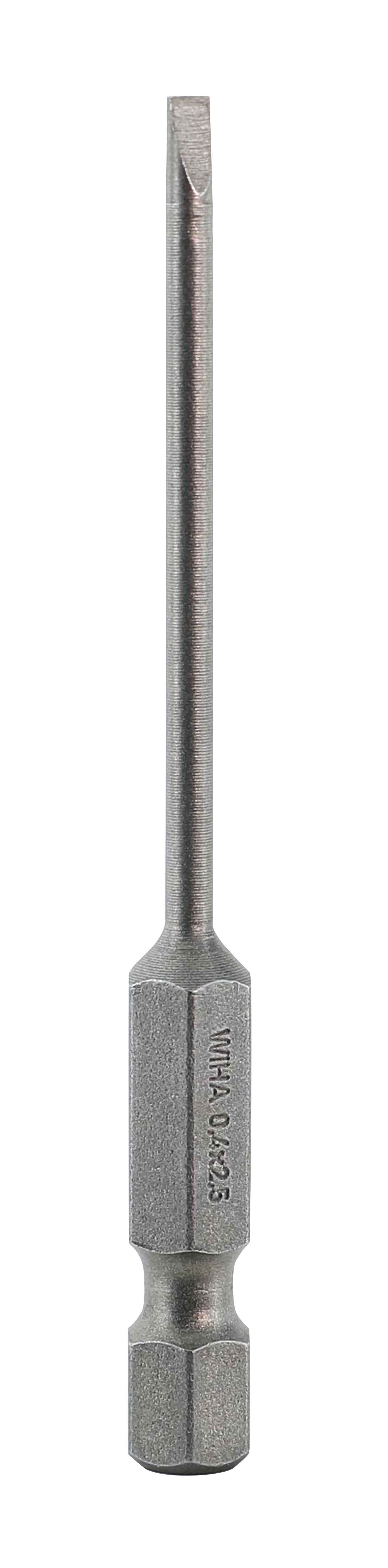 Wiha-74033-Wiha 74033 Slotted Bit 2.5 - 70mm - 10 Pack