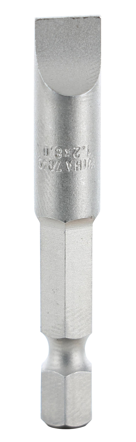 Wiha-74021-Wiha 74021 Slotted Bit 8.0 x 1.2 - 50mm -  10 Pack