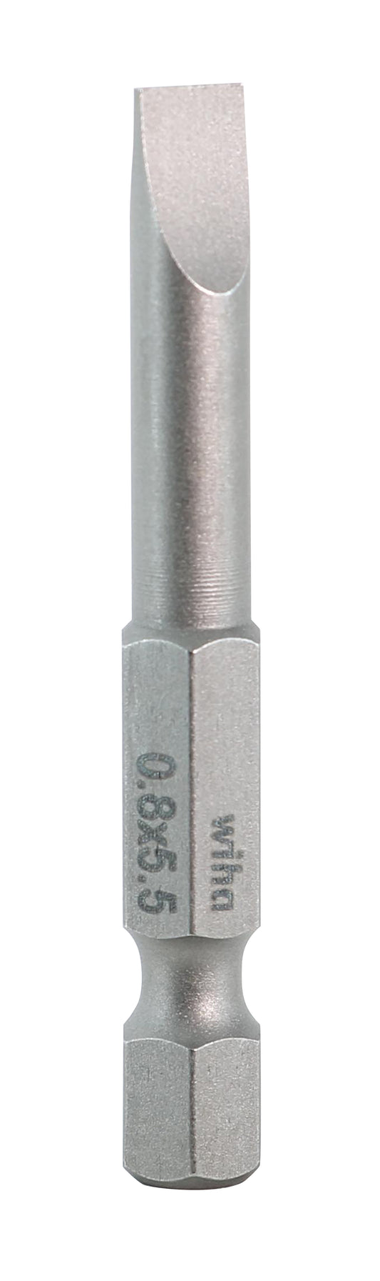 Wiha-74015-Wiha 74015 Slotted Bit 5.5 - 50mm -  10 Pack