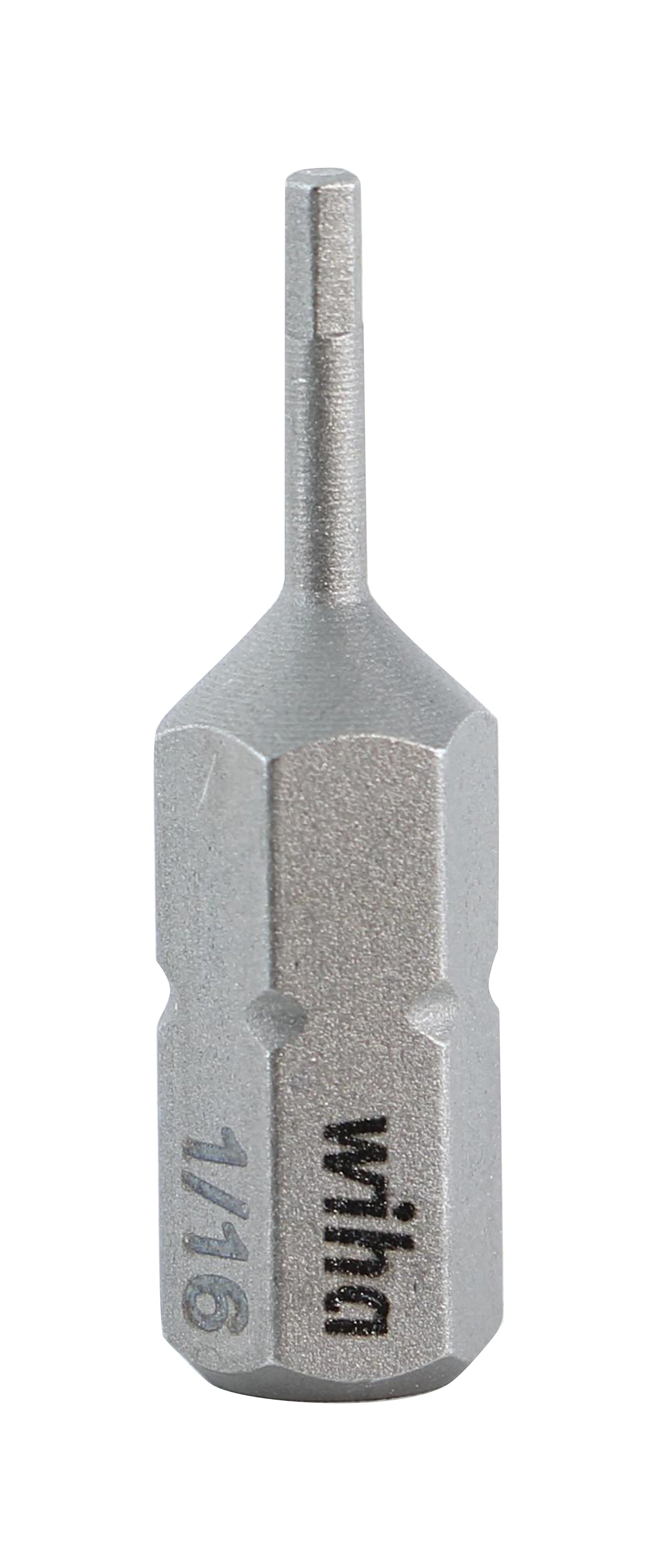 Wiha-71326-Wiha 71326 Hex Bit 1/16 - 25mm - 10 Pack