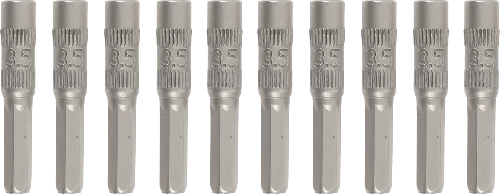 Wiha-75650-Wiha 75650 System 4 Nut Setters 4mm 3/16" x 30mm - 10 Pack