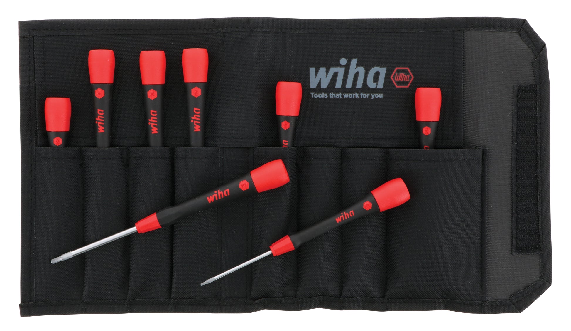 Wiha-26392-Wiha 26392 8 Piece PicoFinish Precision Hex Screwdriver Set - SAE