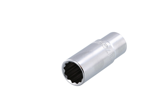 Wiha-33760-Wiha 33760 12 Point - 3/8" Drive Deep Socket 17.0mm