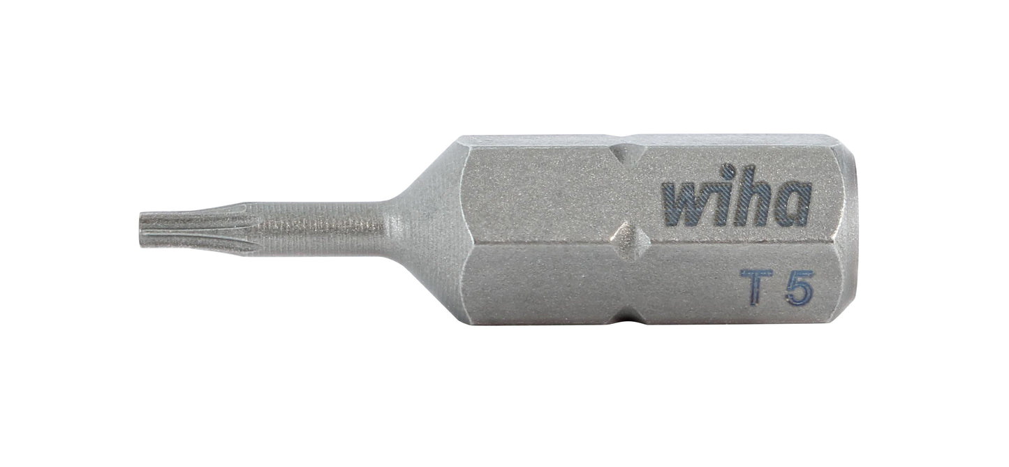 Wiha-71505-Wiha 71505 Torx Bit T5 - 25mm  - 10 Pack