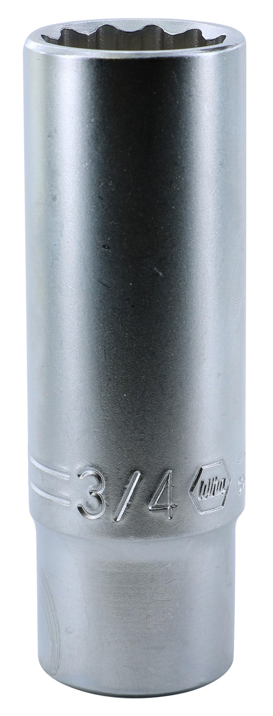 Wiha-33857-Wiha 33857 12 Point - 1/2" Drive Deep Socket 3/4"