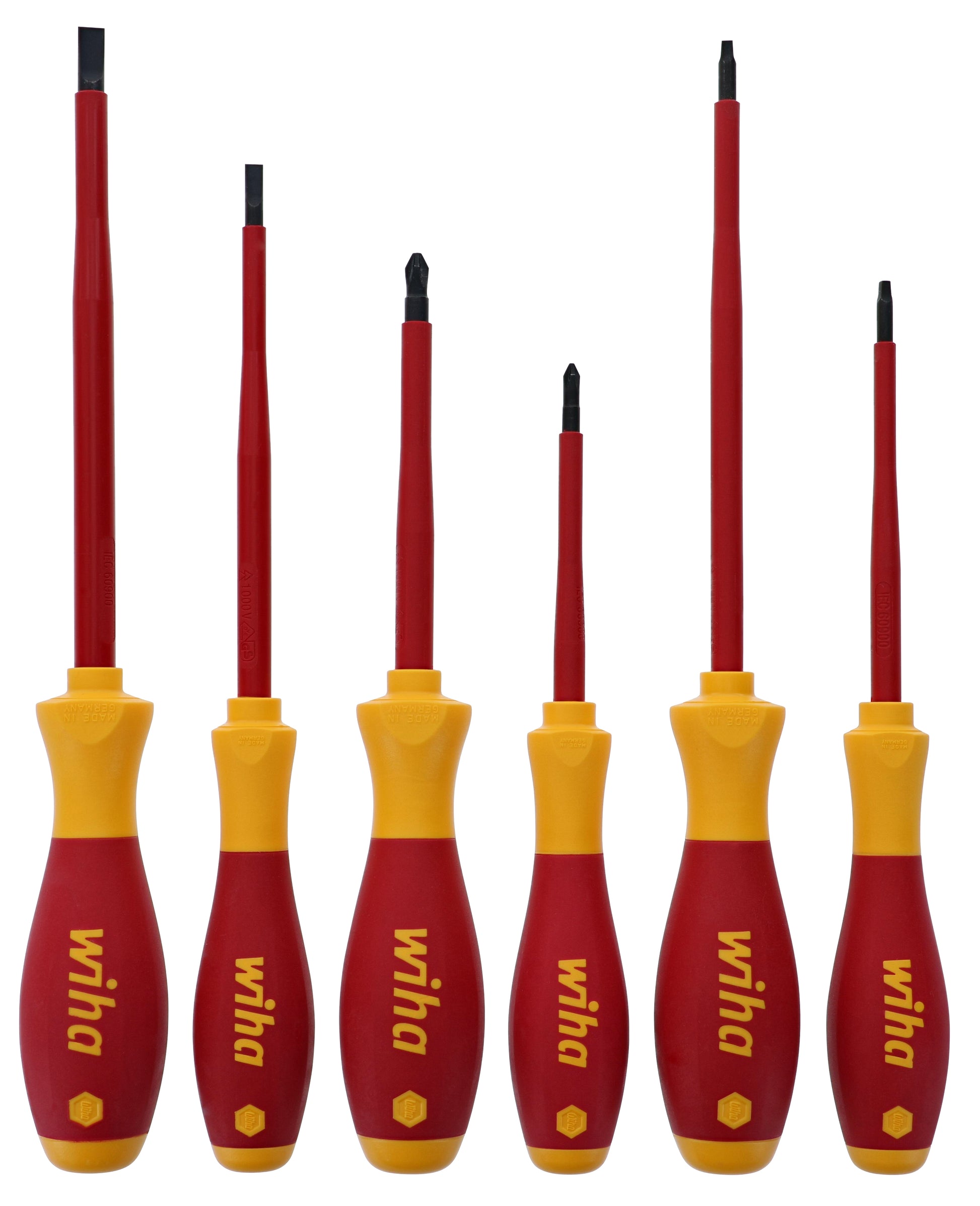 Wiha-35890-Wiha 35890 6 Piece Insulated SoftFinish Screwdriver Set