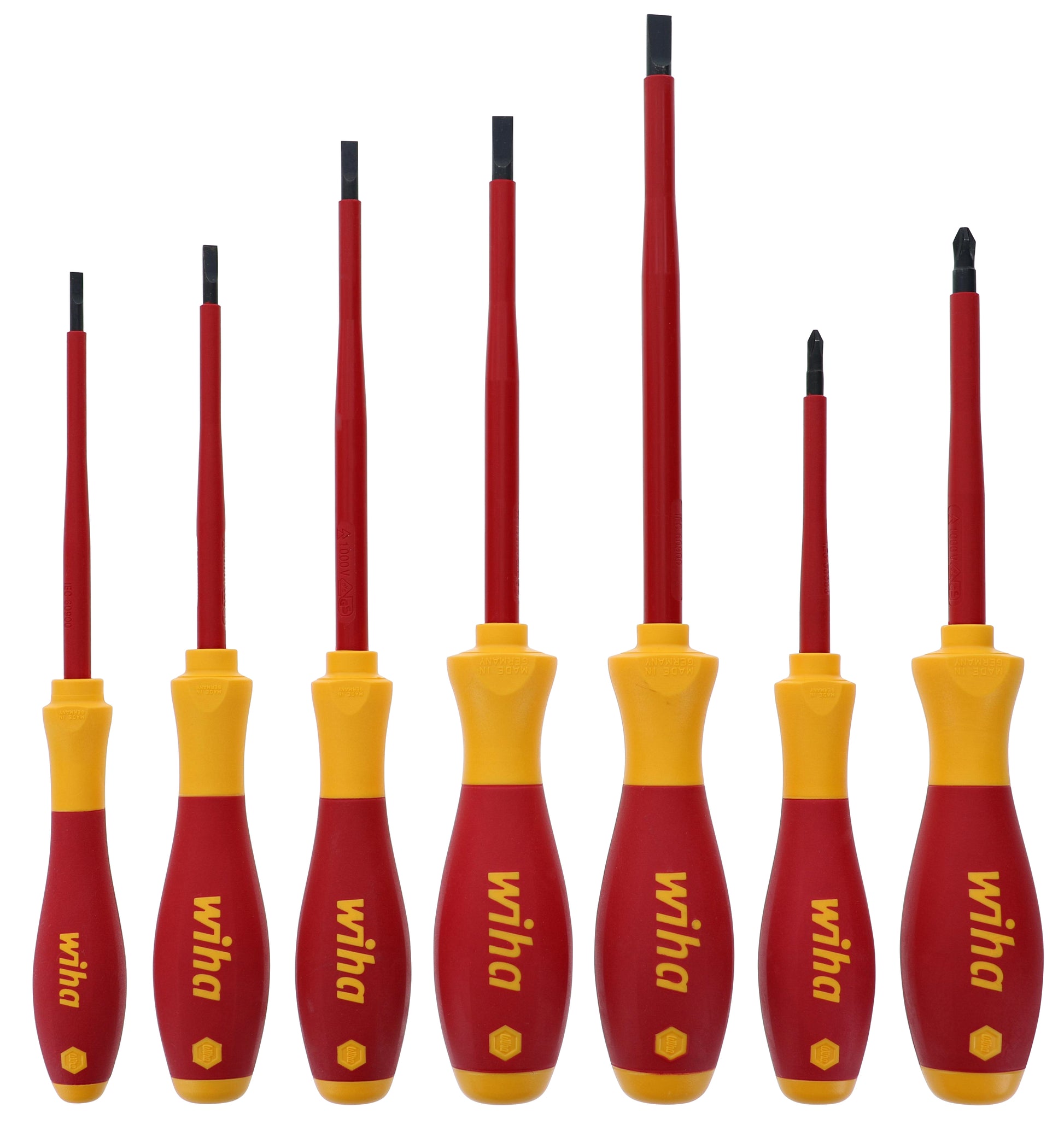 Wiha-32195-Wiha 32195 7 Piece Insulated SlimLine Screwdriver Set