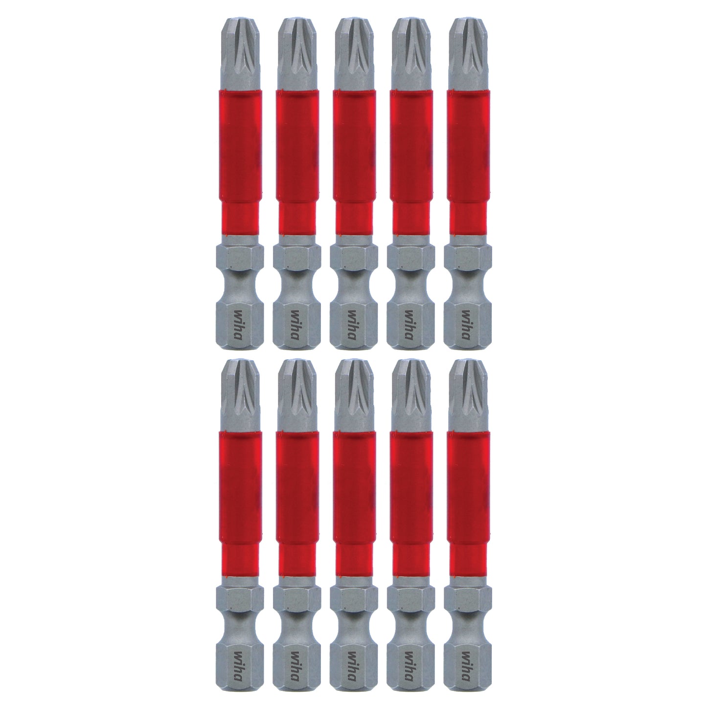 Wiha-76550-Wiha 76550 MaxxTor Impact Bit Pozidriv #3 x 49mm - 10 Pack