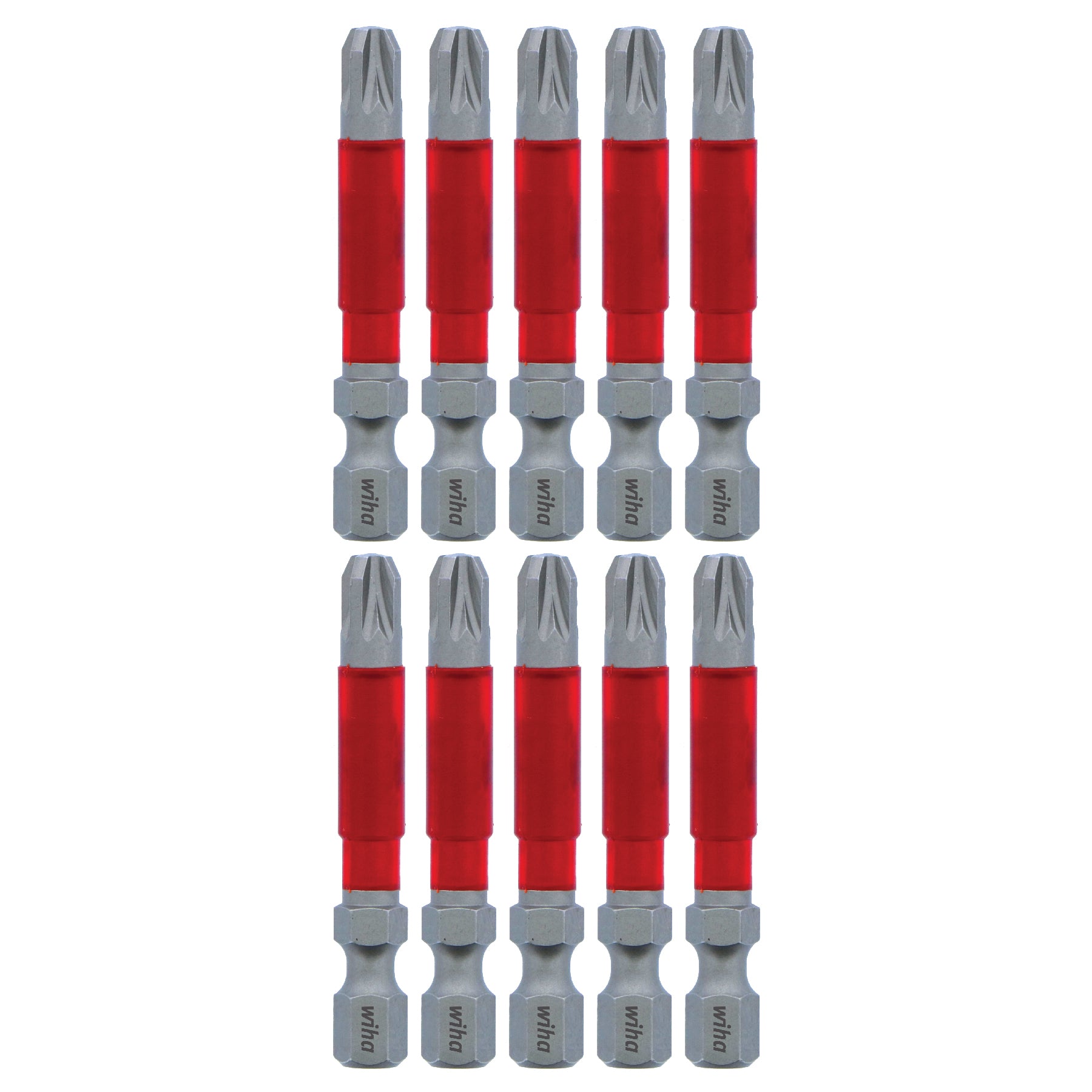 Wiha-76550-Wiha 76550 MaxxTor Impact Bit Pozidriv #3 x 49mm - 10 Pack