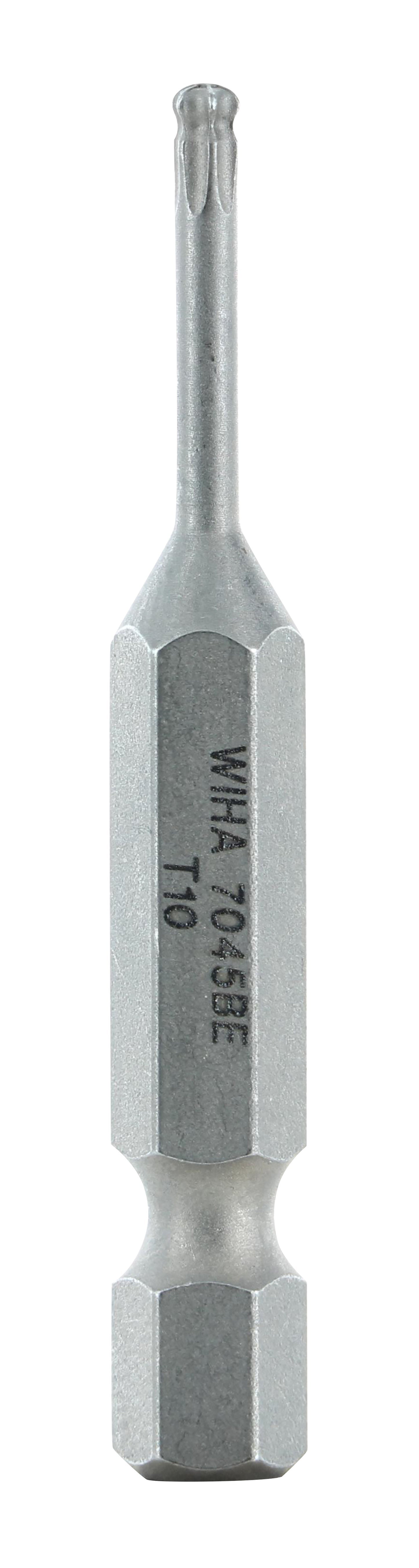 Wiha-74526-Wiha 74526 Torx Ball End Bit T10 - 50mm -  10 Pack