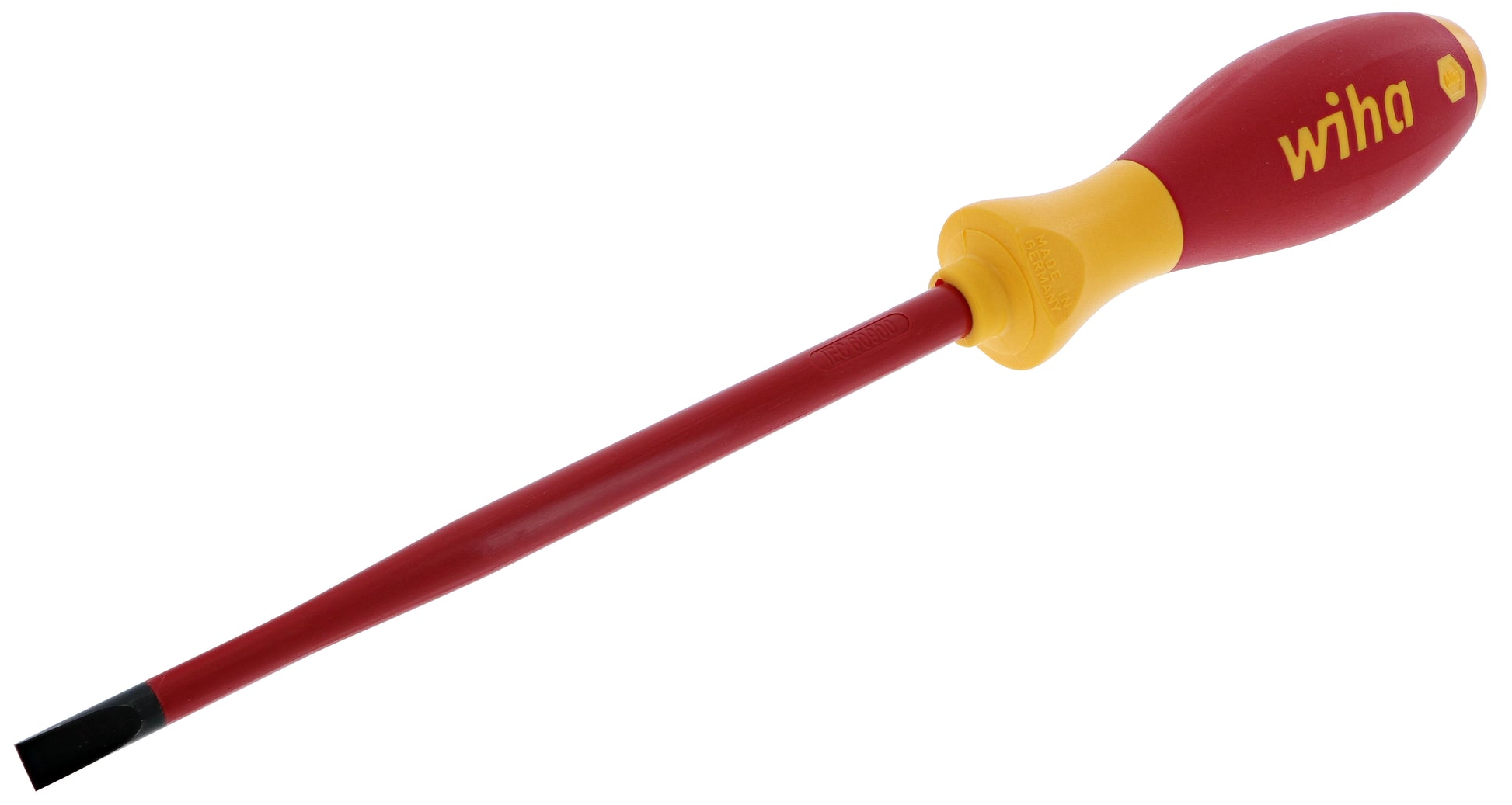 Wiha-32058-Wiha 32058 Insulated SlimLine Slotted Screwdriver 6.5mm x 150mm