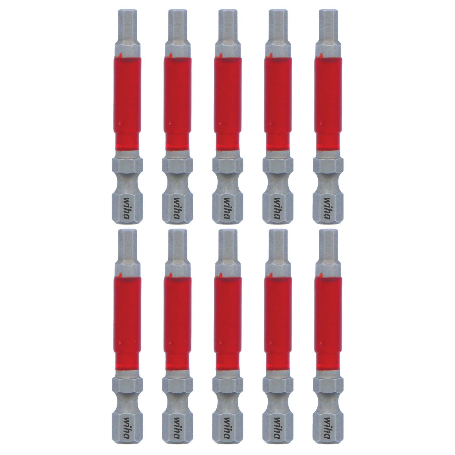 Wiha-76572-Wiha 76572 MaxxTor Impact Power Bit Hex 5/32" x 49mm 10 Pack 