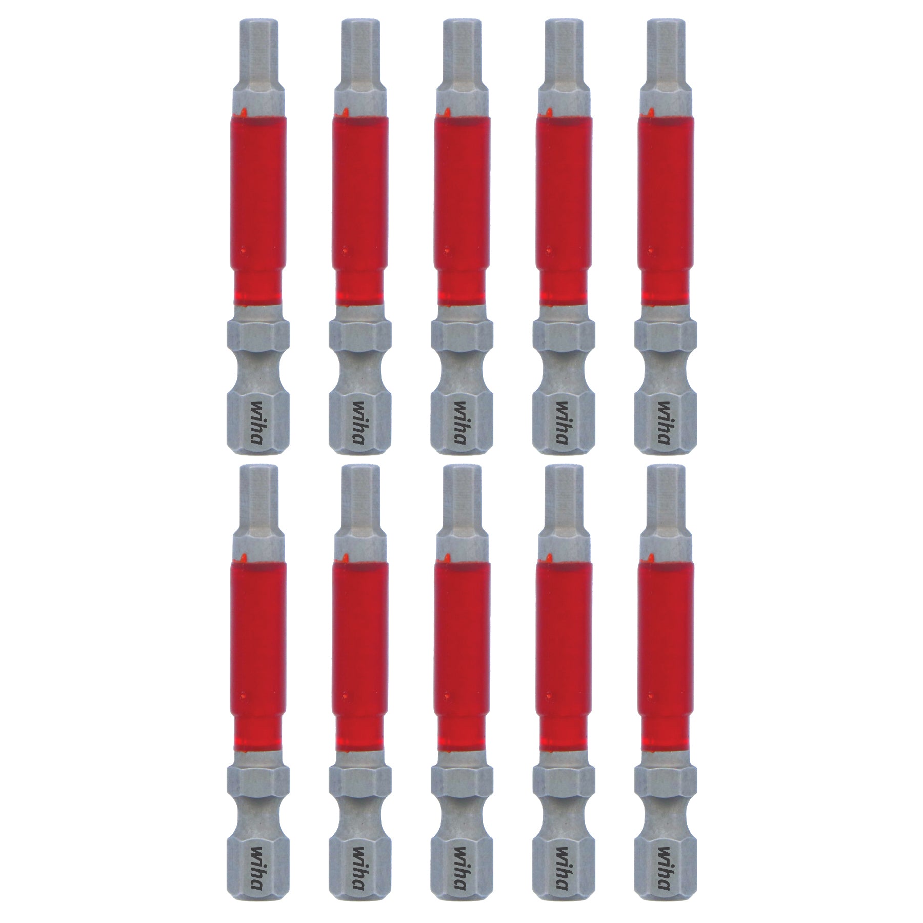 Wiha-76572-Wiha 76572 MaxxTor Impact Power Bit Hex 5/32" x 49mm 10 Pack 