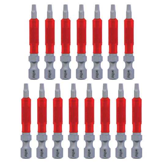 Wiha-76644-Wiha 76644 MaxxTor Impact Bit Square #1 - 49mm - 15 Pack