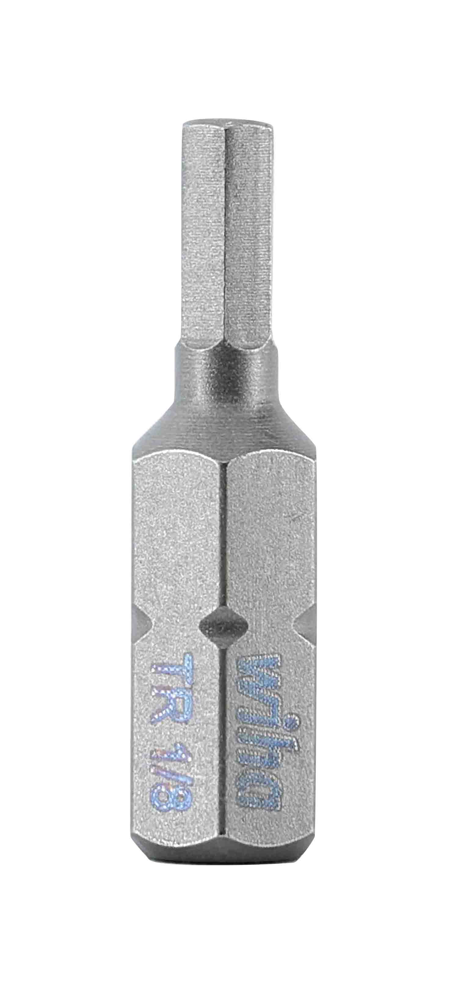 Wiha-71936-Wiha 71936 Security Hex Bit 1/8 - 25mm - 10 Pack