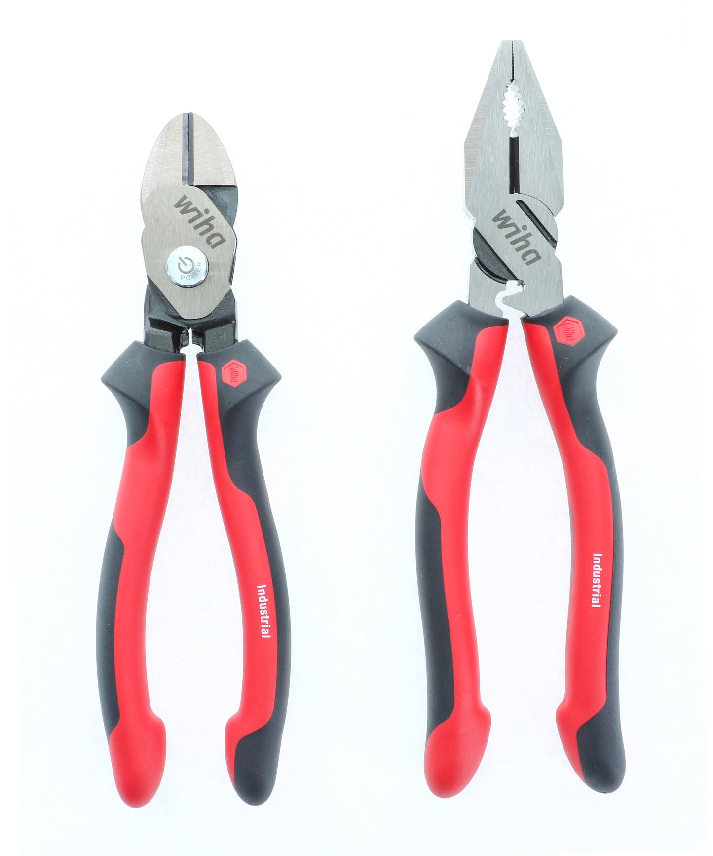 Wiha-30941-Wiha 30941 2 Piece Industrial SoftGrip Pliers and Cutters Set