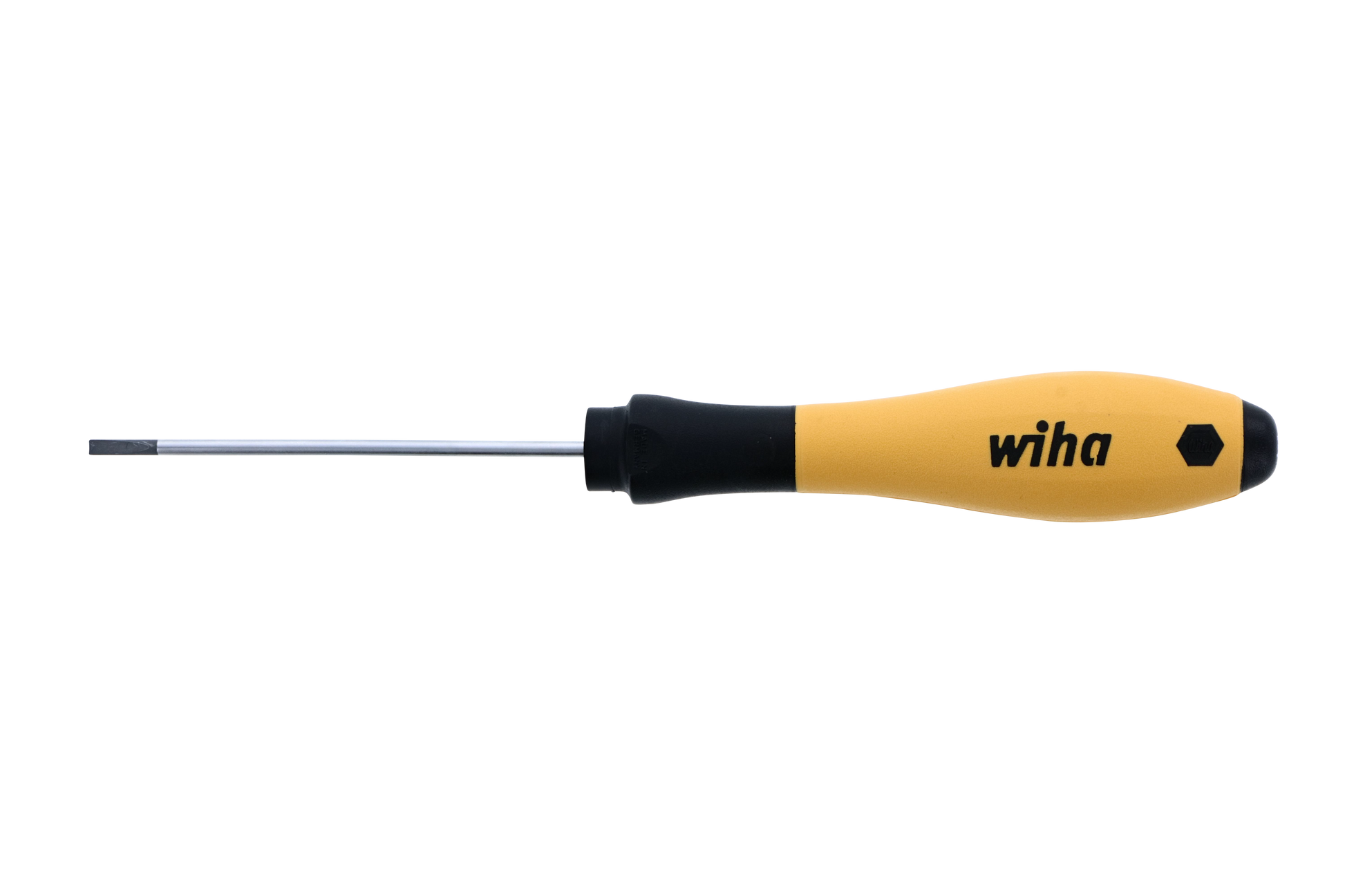 Wiha-30240-Wiha 30240 SoftFinish ESD Slotted Screwdriver 2.5mm x 75mm