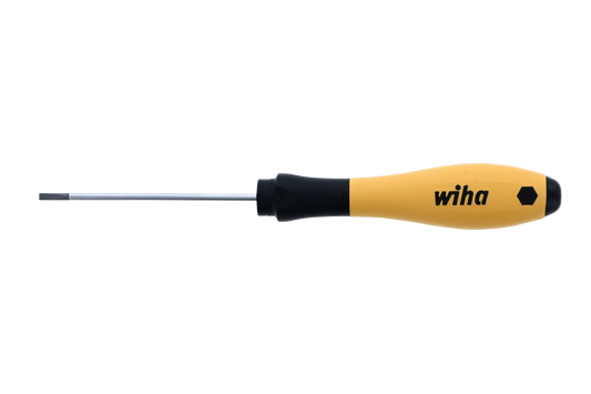 Wiha-30240-Wiha 30240 SoftFinish ESD Slotted Screwdriver 2.5mm x 75mm