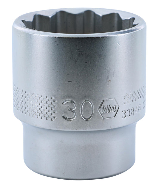 Wiha-33846-Wiha 33846 12 Point - 1/2" Drive Socket 30.0mm