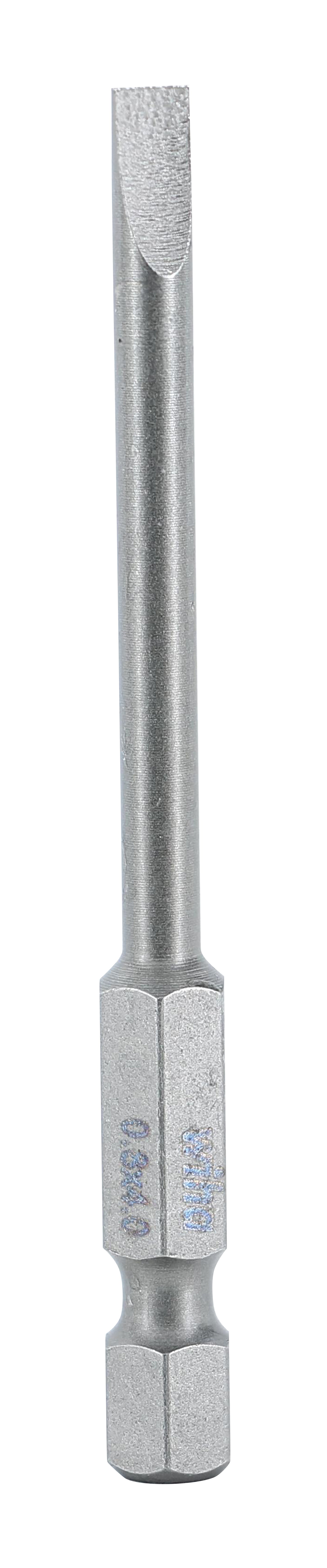 Wiha-74036-Wiha 74036 Slotted Bit 4.0 - 70mm - 10 Pack