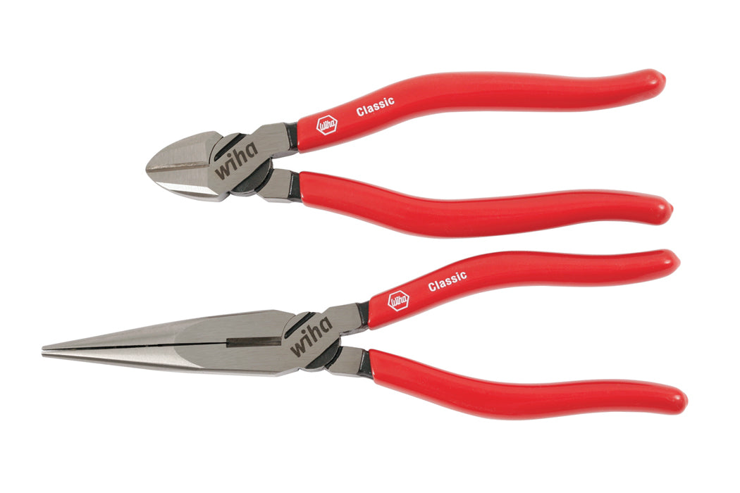 Wiha-32648-Wiha 32648 2 Piece Classic Grip Pliers and Cutters Set