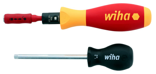 Wiha-28741-Wiha 28741 Insulated TorqueVario-S Handle 0.8-5.0 Nm with SlimLine Blade Holder